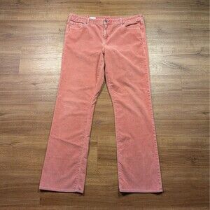 Gap 1969 Perfect Boot Cut Corduroy Pants Womens Size 34L Pink (38x33) Jean